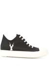 RICK OWENS DRKSHDW GYM EMBROIDERY SNEAKERS