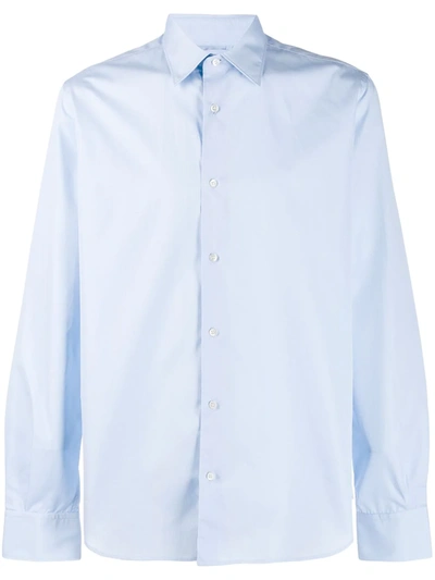 Aspesi Slim-fit Shirt In Blue