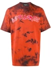 DSQUARED2 TIE-DYE PRINT T-SHIRT