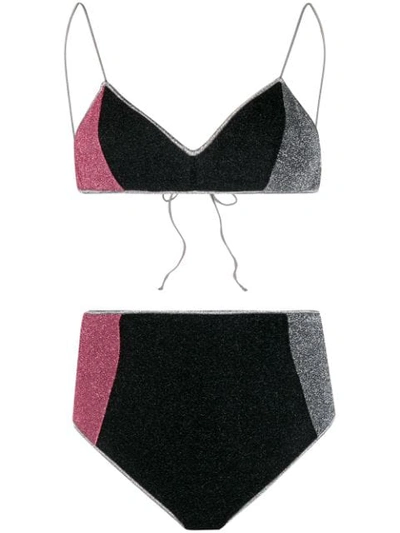 Oseree Lumiere High-rise Bikini Set In Multicolore Stefania Mode