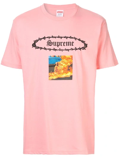Supreme Eternal T-shirt In Pink