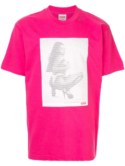 Supreme Digi T-shirt In Pink