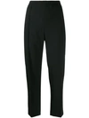 JOSEPH CROPPED PLEATED TROUSERS