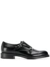 PRADA DOUBLE-BUCKLE MONK SHOES