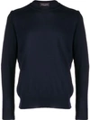 Roberto Collina Pullover Mit Rundem Ausschnitt In Blue
