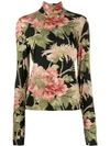 ZIMMERMANN ZIMMERMANN FLORAL PRINT TOP - 黑色