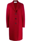 Harris Wharf London Einreihiger Mantel In 542 College Red