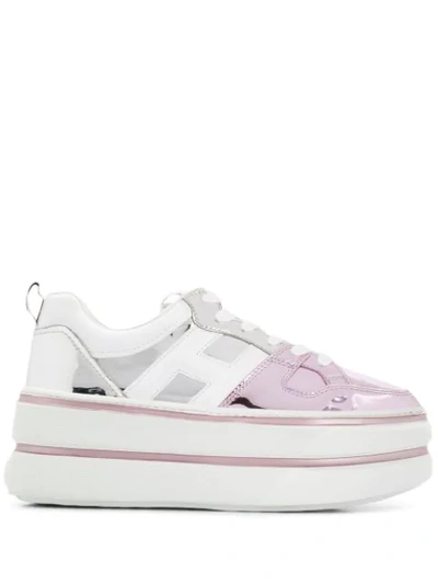 Hogan Platform Logo Trainers In Multicolour ModeSens GB