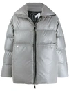 Khrisjoy Loose-fit Padded Coat In Grey