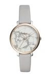 FOSSIL Women's Jacqueline Leather Strap Watch, 36mm