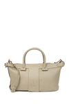 Theory T Bar Ames Leather Bag In Ltgr
