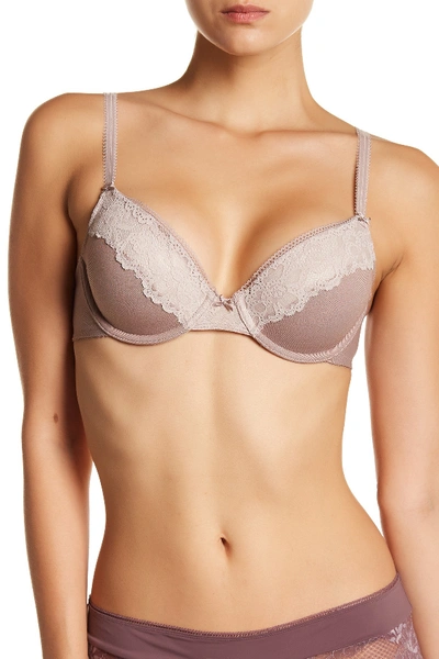 B.tempt'd By Wacoal Contour Lace Underwire Bra (regular & Plus Size, B-ddd Cups) In Antler