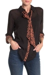 Scotch & Soda Dual Print Button Down Shirt In 18-combo B