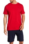 Tommy Hilfiger Crew Neck Lounge T-shirt In Mahogany