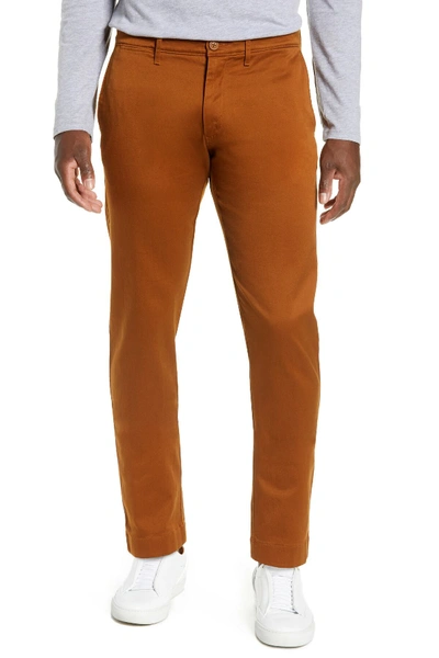 J Crew 484 Slim Fit Stretch Chino Pants In Workwear Brown