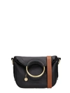 SEE BY CHLOÉ BLACK LEATHER MONROE SMALL BAG,11021254