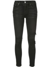 AMIRI AMIRI DISTRESSED SKINNY JEANS - 黑色