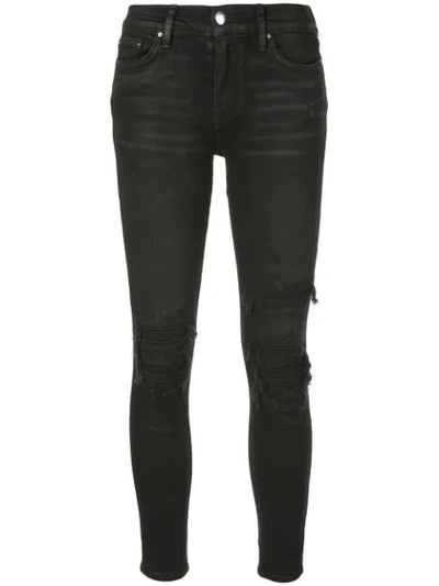 Amiri Distressed Skinny Jeans - 黑色 In Black