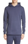 John Elliott Hooded Villain Slim Fit Hooded Sweatshirt In Navy