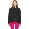 BALENCIAGA BALENCIAGA BLACK BB VAREUSE BLOUSE