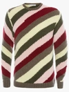 Jw Anderson Chunky Stripe Jumper In Red