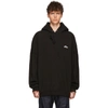 We11 Done We11done Black Wapen Logo Hoodie In Black