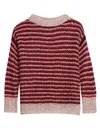 THEORY Stripe Baby Alpaca-Blend Sweater