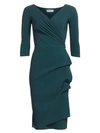 CHIARA BONI LA PETITE ROBE Florien Ruched Sheath Dress