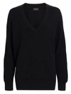 Rag & Bone Women's Logan Oversized Cashmere Sweater In Black