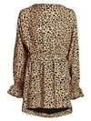 BAUM UND PFERDGARTEN IT TAKE A FAMILY AEMILEY LEOPARD OPEN-BACK DRESS,400011508110