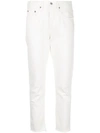 Levi's High Rise Straight Ankle Big Girls Jeans 7-16 8 In White