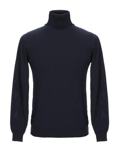 Zanone Turtlenecks In Dark Blue
