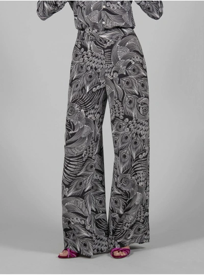 Robert Graham Women's Cora Samson & Delilah Printed Trousers In Black Size: 12 By