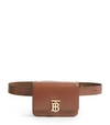 BURBERRY LEATHER BELTED TB BAG,14858552