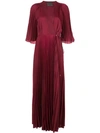 GINGER & SMART TEMPERA WRAP GOWN