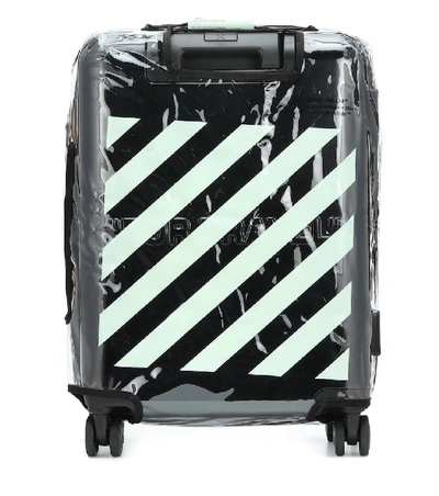 Off-white Quote Carry-on Suitcase In Black