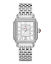 MICHELE DECO MADISON DIAMOND WATCH, SILVER/WHITE,PROD224900327