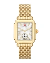 MICHELE DECO MID GOLD DIAMOND DIAL WATCH,PROD224910146