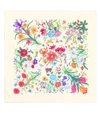 GUCCI FLORA SILK-SATIN SCARF,P00400095