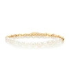 ANISSA KERMICHE DUEL PEARL AND 18KT GOLD-PLATED ANKLET,P00418812