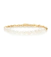 Anissa Kermiche Duel Pearl And 18kt Gold-plated Anklet In White