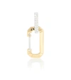 EÉRA CHIARA 18KT GOLD SINGLE EARRING WITH DIAMONDS,P00419682