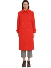 STELLA MCCARTNEY BOWEN COAT IN RED WOOL,11021507