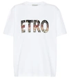 ETRO COTTON T-SHIRT,P00396325