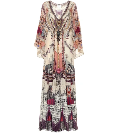 Camilla Printed Silk Dress In Multicoloured