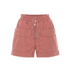 ISABEL MARANT ÉTOILE Lizy cotton-twill shorts,P00399146