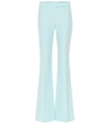 ALEXANDER MCQUEEN MID-RISE FLARED PANTS,P00399826