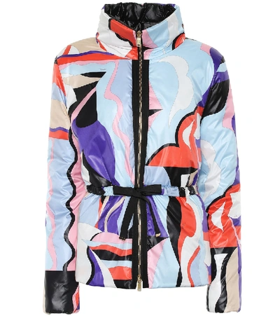 Emilio Pucci Printed Quilted Jacket In Multicoloured