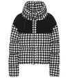 MONCLER NIL HOUNDSTOOTH DOWN JACKET,P00406293