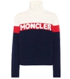MONCLER WOOL AND CASHMERE jumper,P00406382